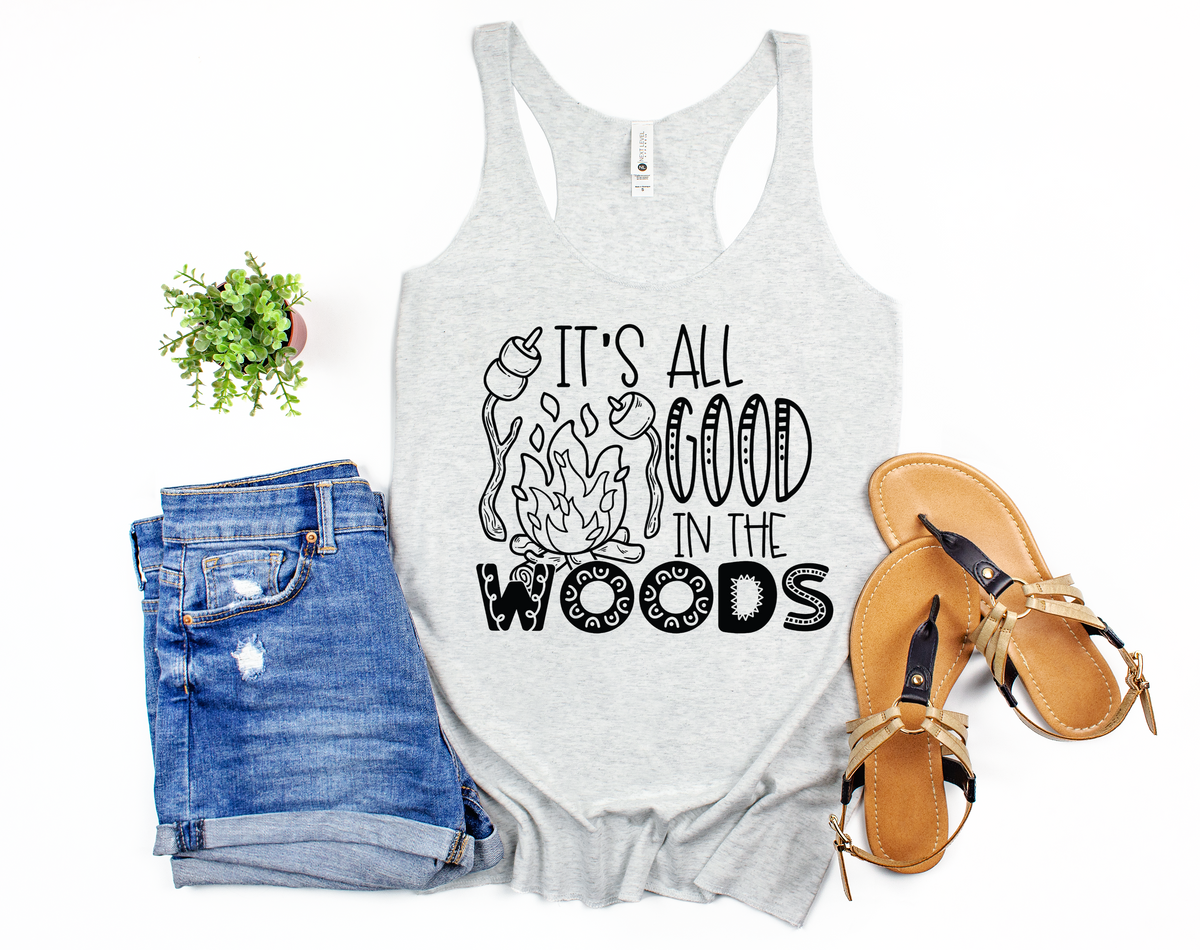 It's all good in the woods screen print transfer