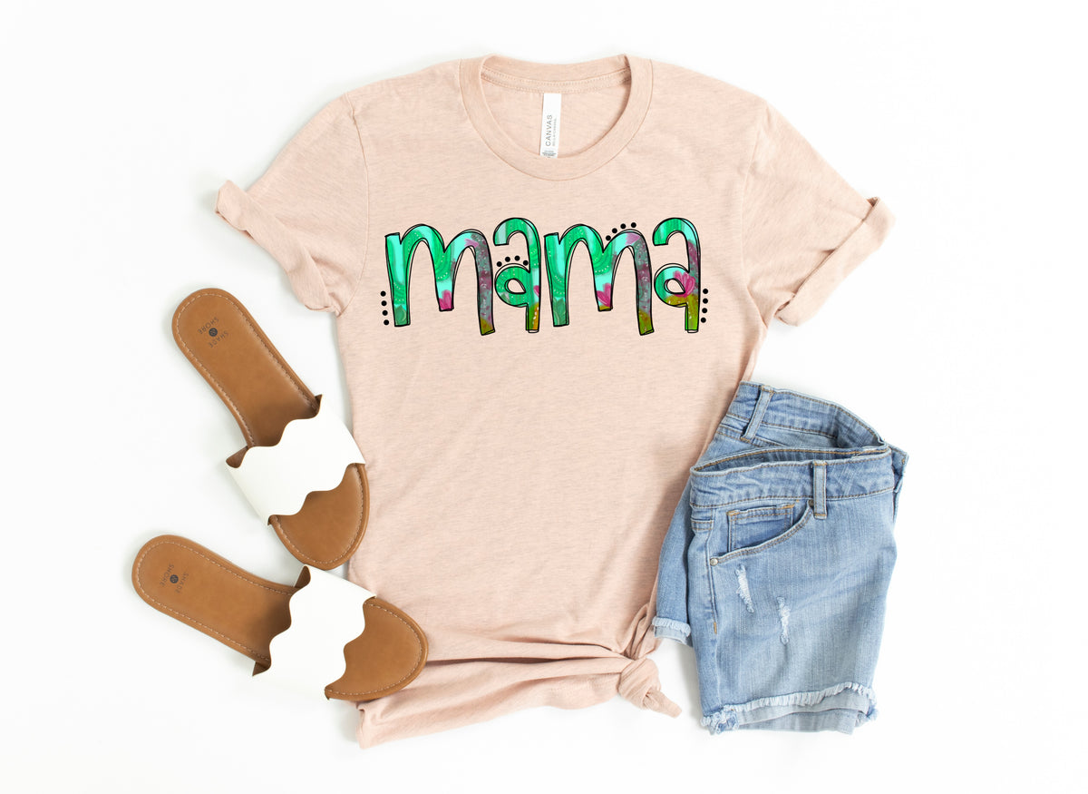 Mama western HIGH HEAT screen print trasnfer