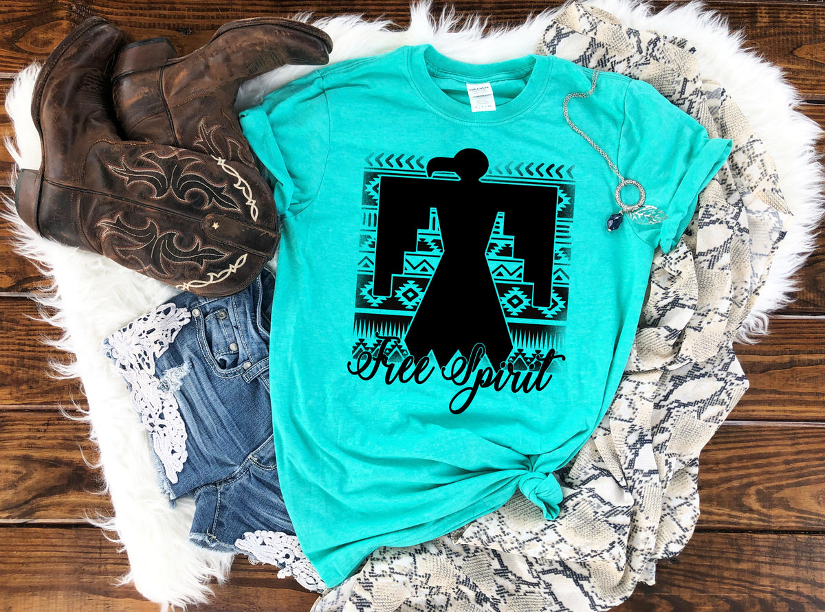 Free spirit (eagle) screen print transfer