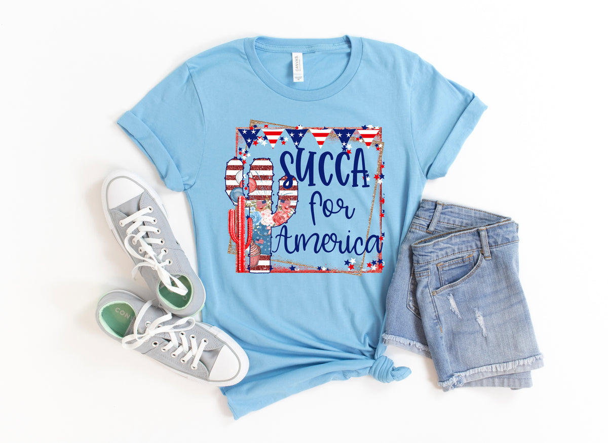 Succa for America HIGH HEAT screen print transfer