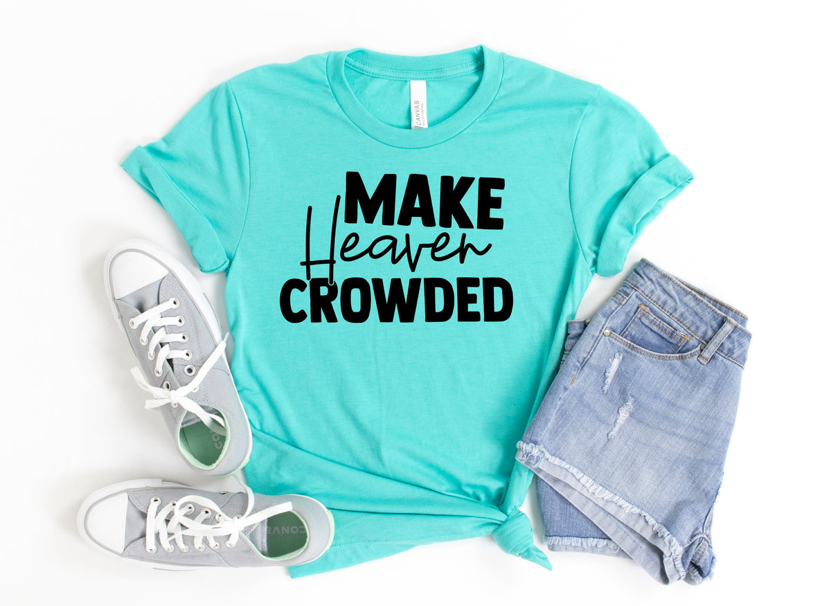 BLACK Make Heaven Crowded screen print transfer