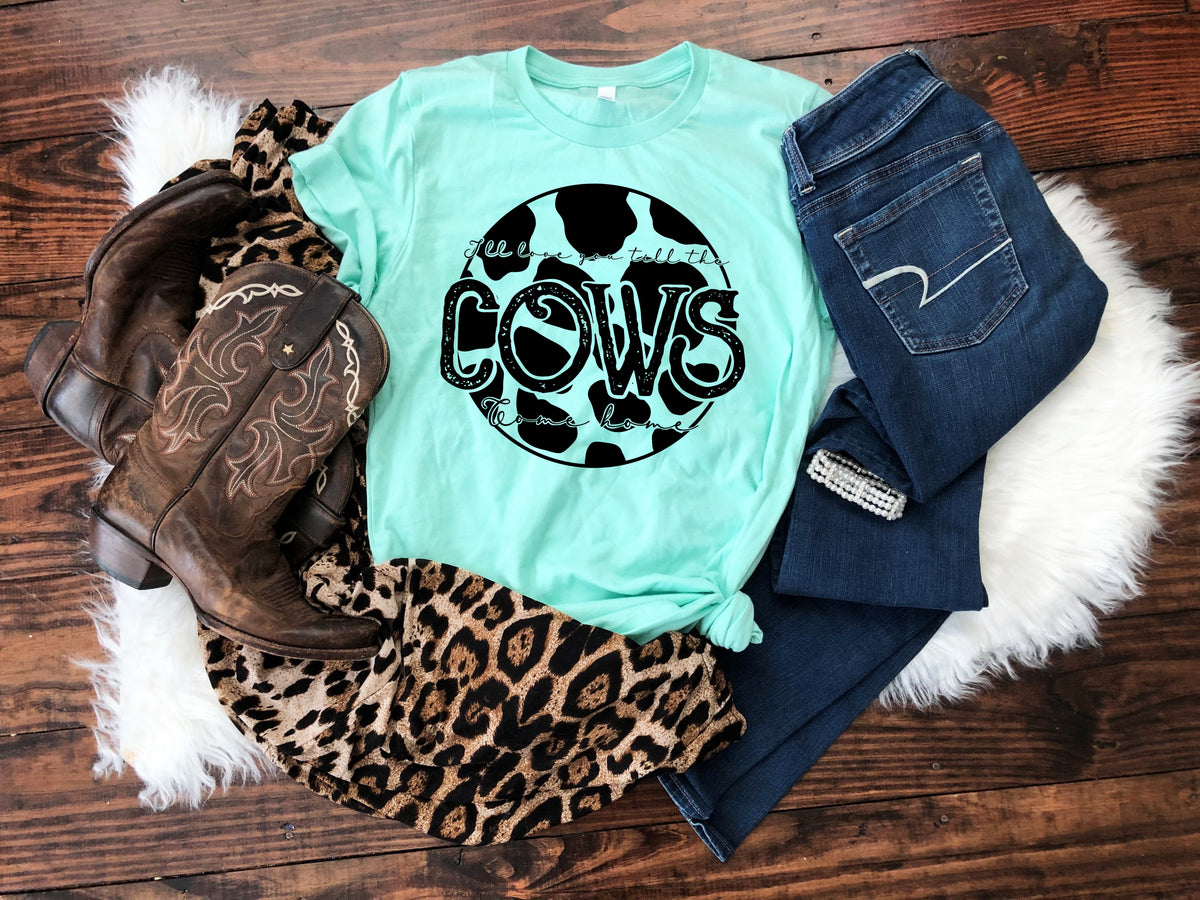 I'll love you till the cows come home screen print transfer