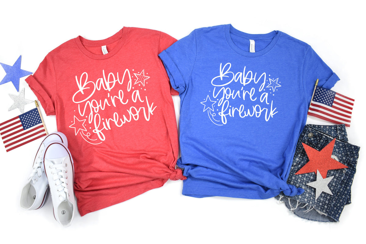 Baby you're a firework screen print transfer