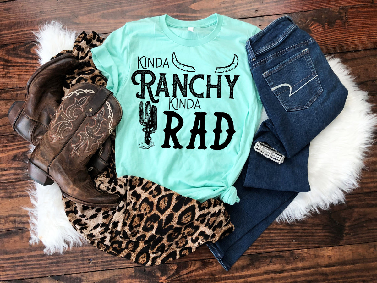 Kinda Ranchy kinda rad screen print transfer