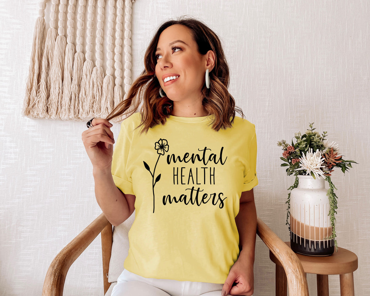 Mental health matters screen print transfer