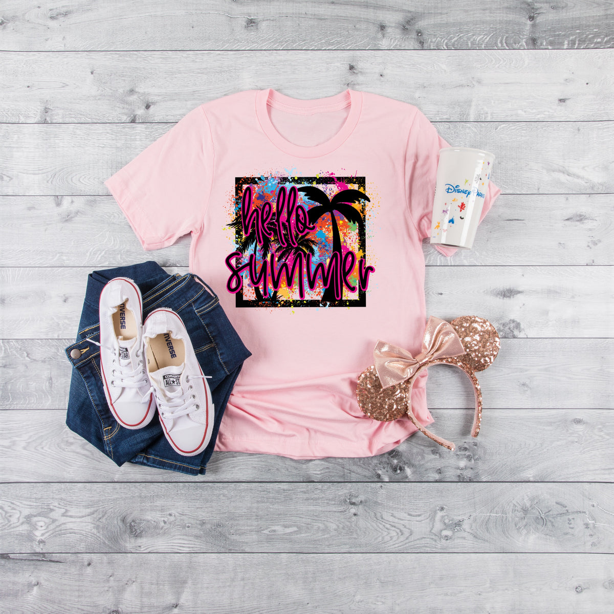 YOUTH Hello Summer HIGH HEAT screen print transfer