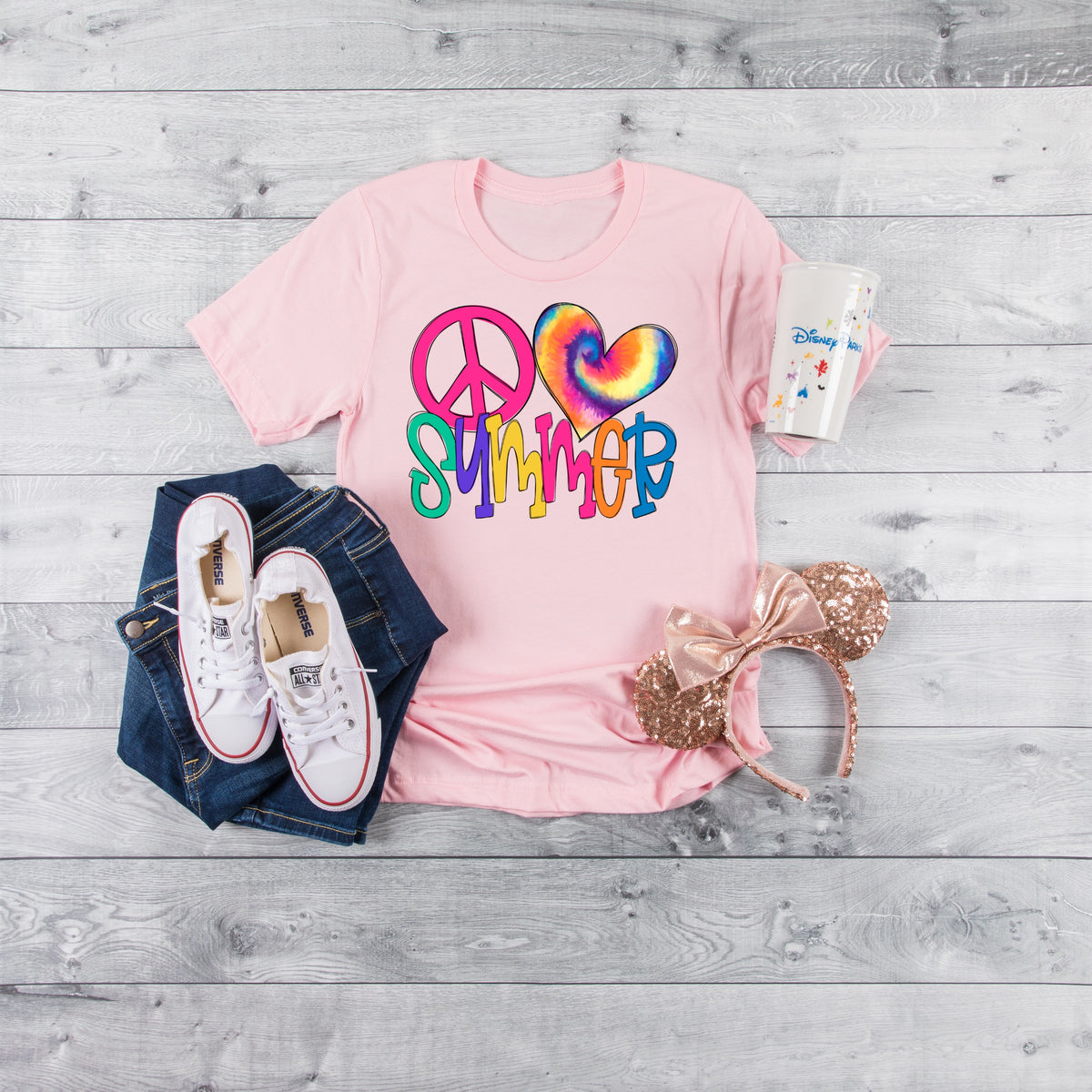 YOUTH Peace love summer HIGH HEAT screen print transfer