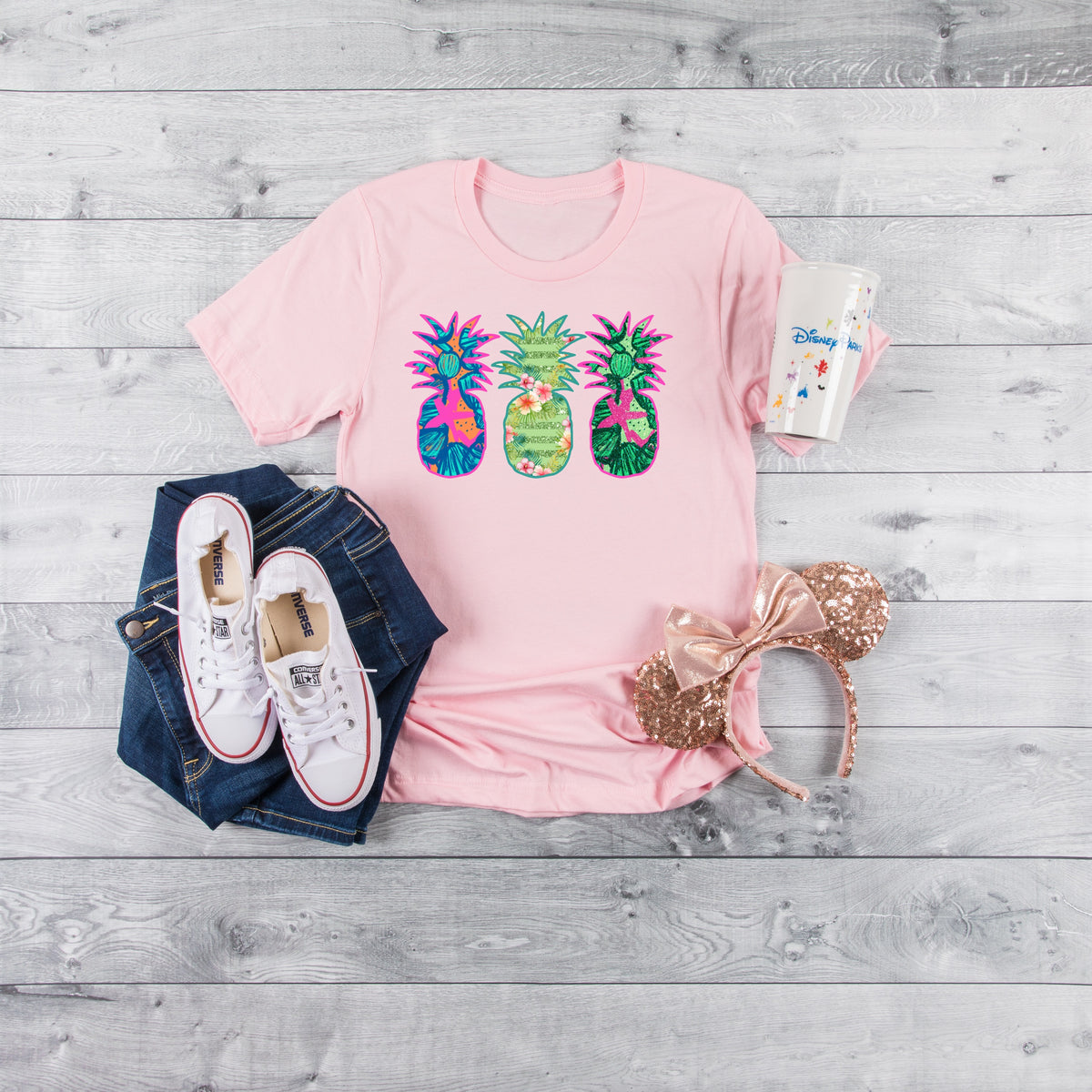 YOUTH summer pineapple HIGH HEAT screen print transfer