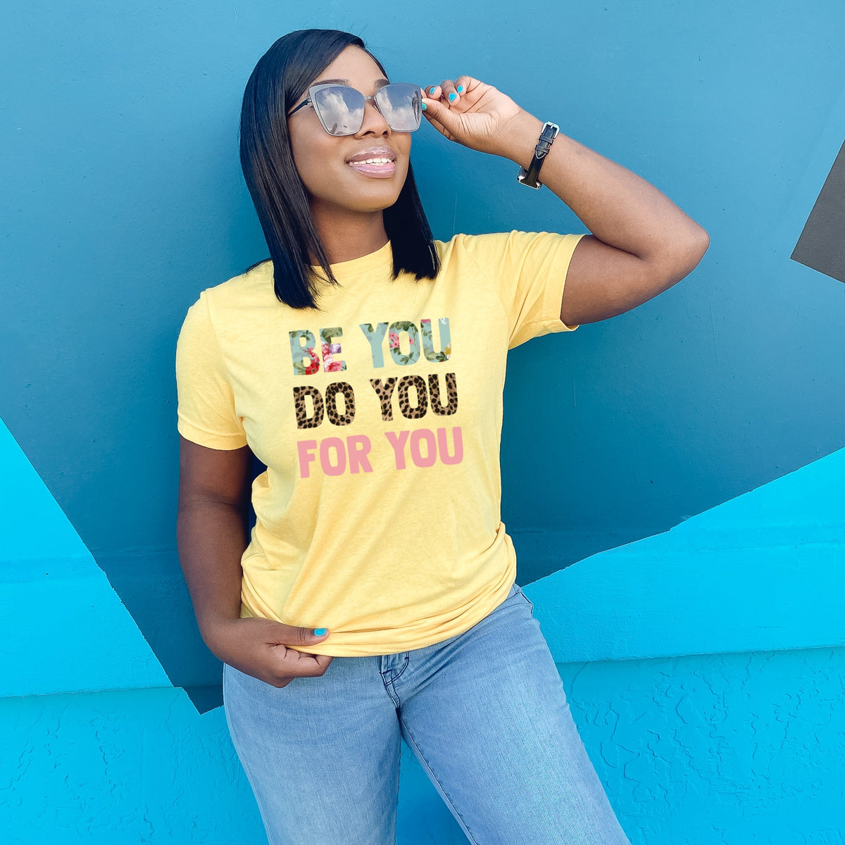 Be you do you for you HIGH HEAT screen print transfer