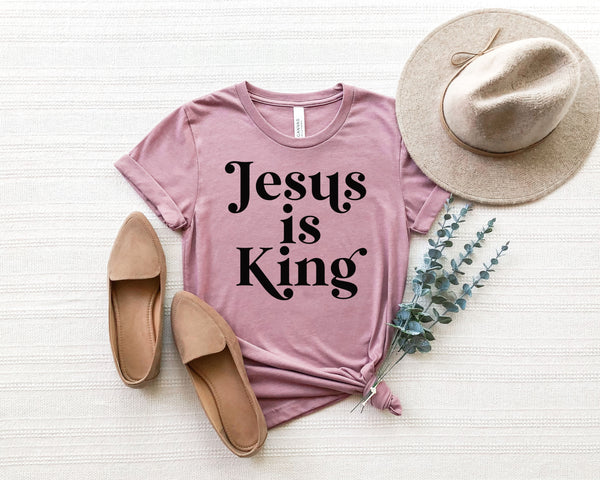 Jesus is King screen print transfer