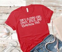 She's a good girl screen print transfers