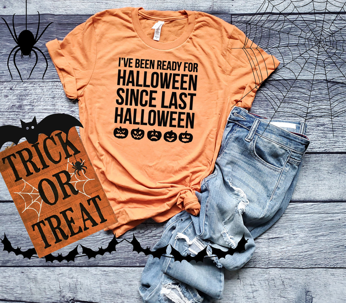 I've been ready for Halloween since last Halloween screen print transfer