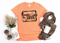 Pumpkin spice babe BLACK screen print transfer