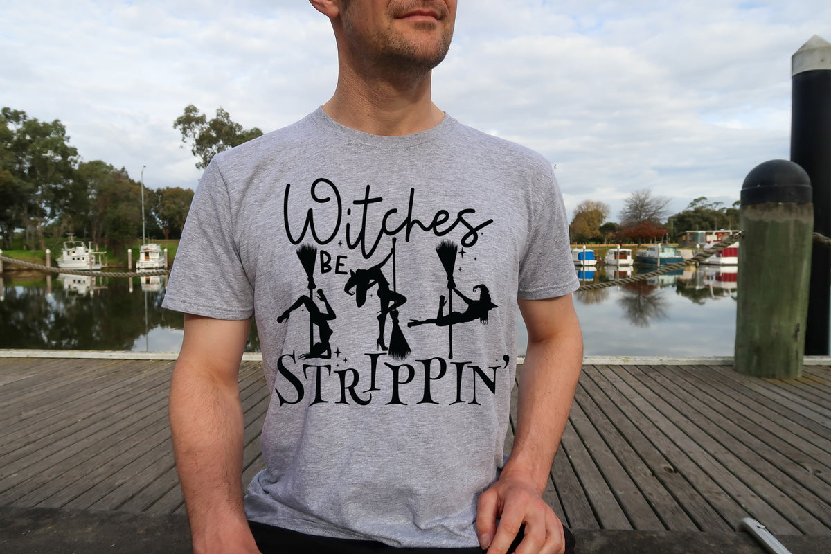 Witches be strippin' screen print transfer