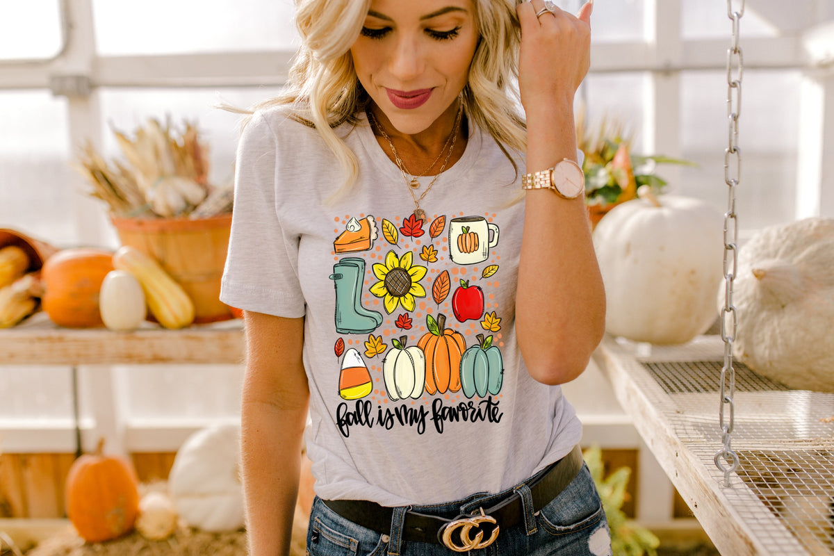 Fall is my favorite (fall subway) HIGH HEAT screen print transfer