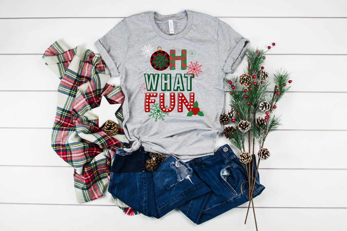 Oh what fun HIGH HEAT screen print transfer