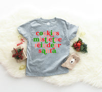 INFANT Cookies mistletow reindeer santa HIGH HEAT screen print transfer