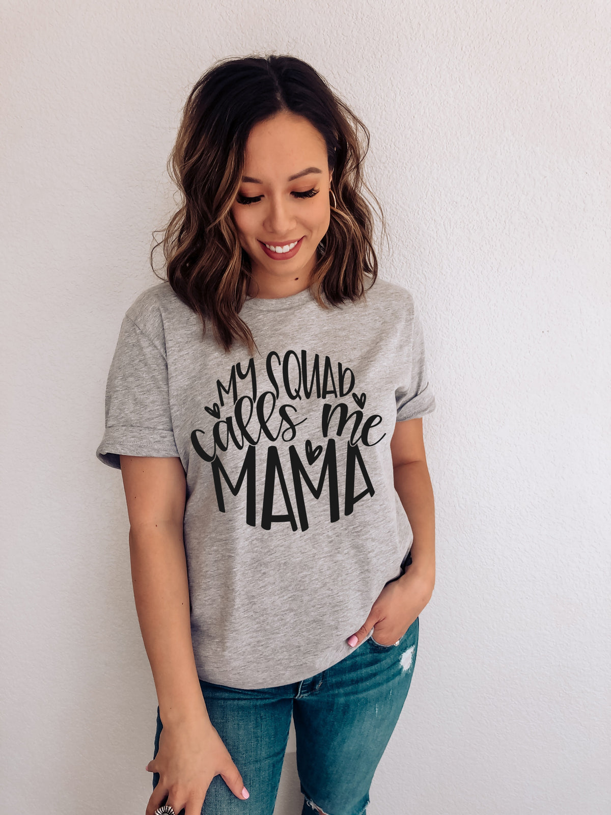 My squad calls me mama screen print transfer