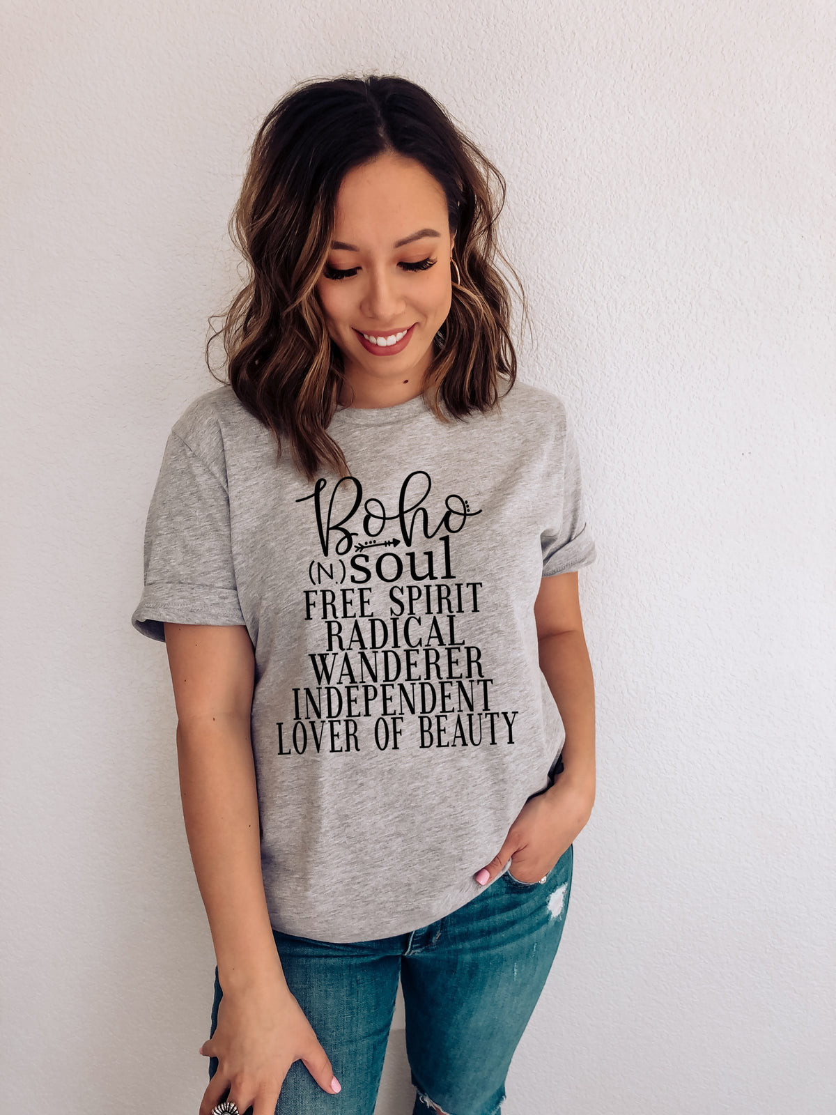 Boho soul screen print transfer