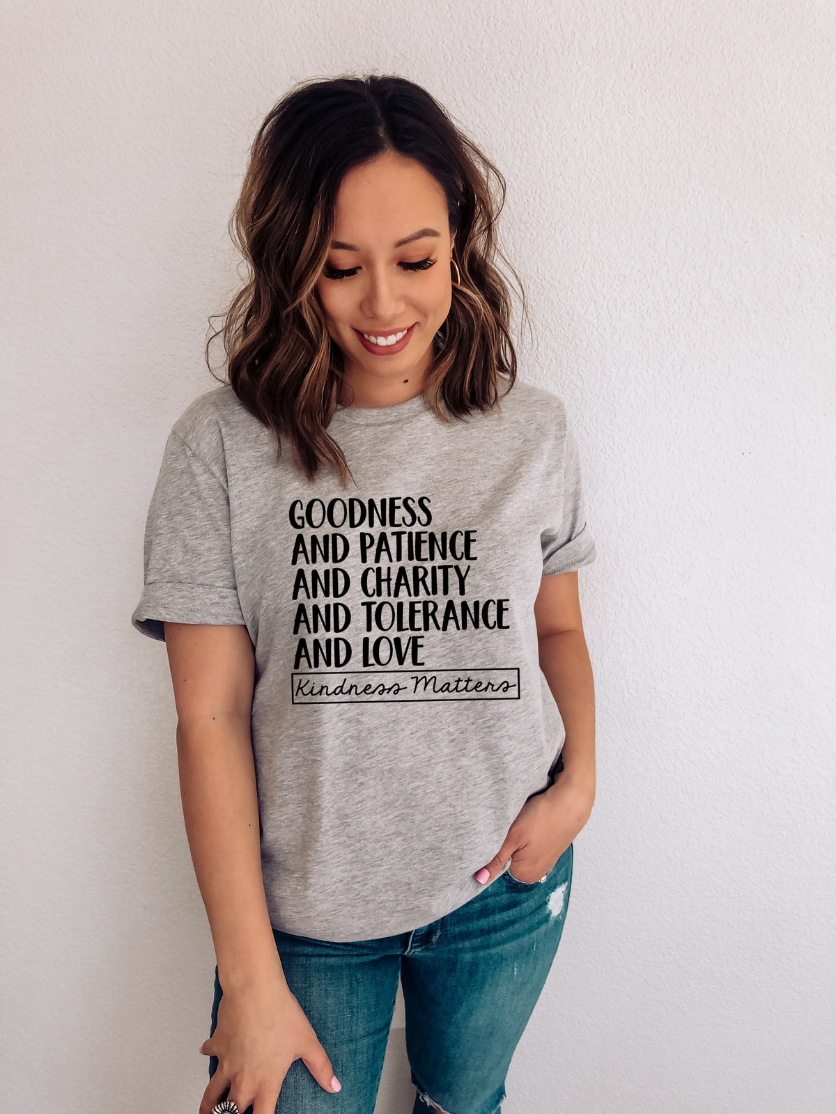 Kindness matters screen print transfer