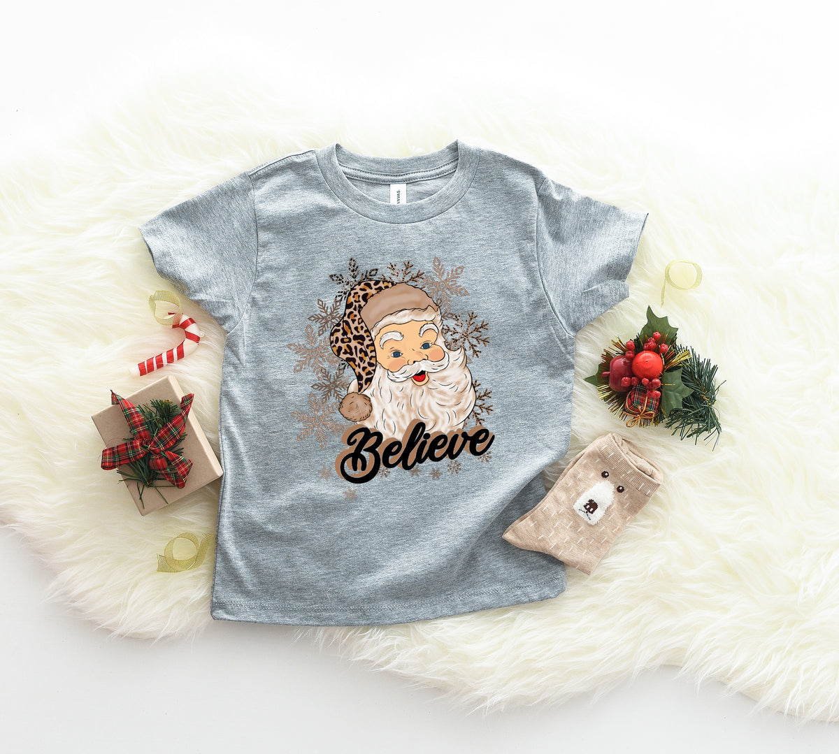 INFANT Santa Believe HIGH HEAT screen print trasnfer