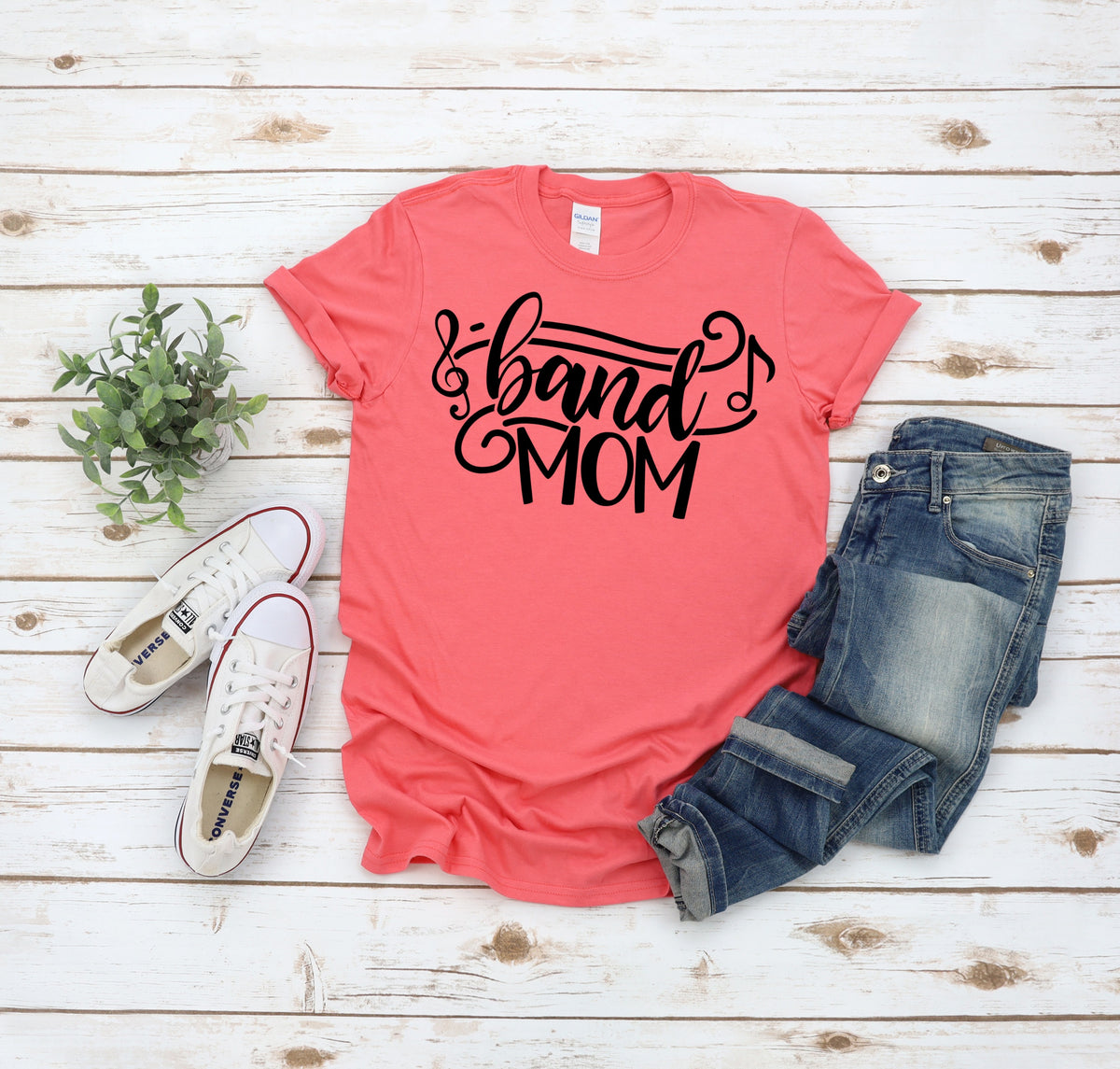 Band mom screen print transfer