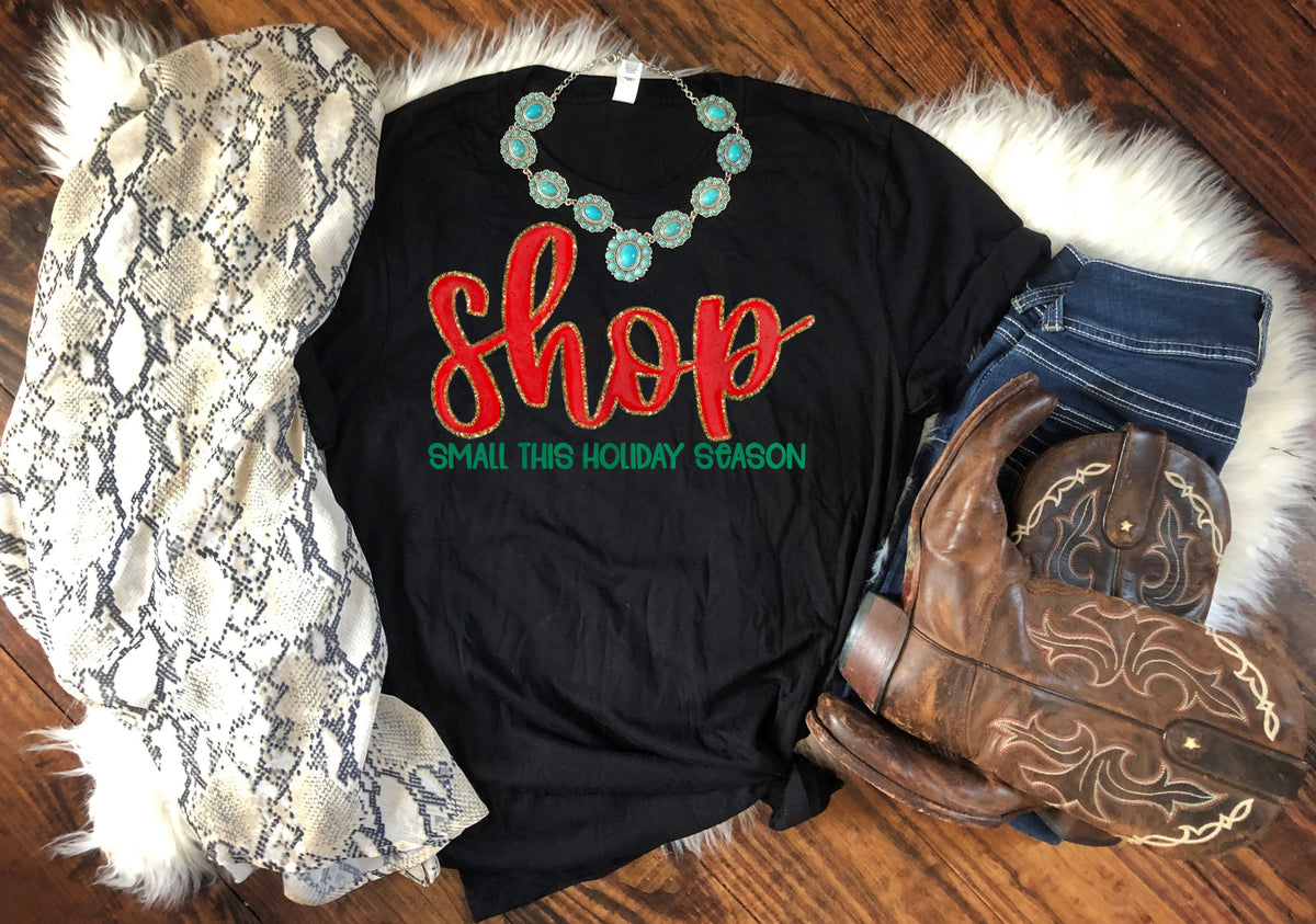 Shop small this holiday season HIGH HEAT screen print transfer