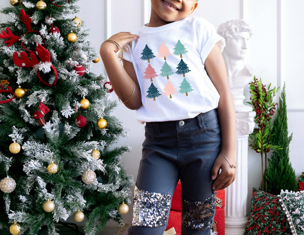 INFANT Christmas tree subway HIGH HEAT screen print transfer