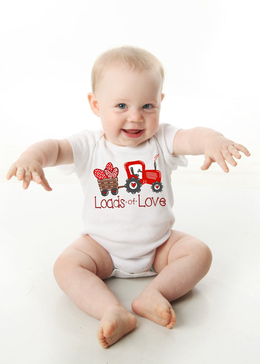 INFANT Loads of love HIGH HEAT screen print transfer 6"