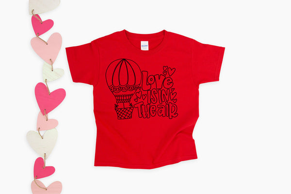 Love is in the air YOUTH screen print transfer