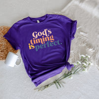 God's timing is perfect HIGH HEAT screen print transfer