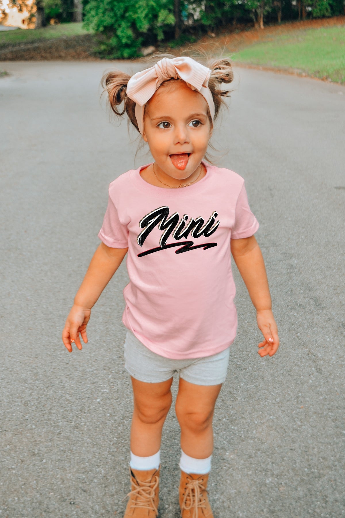 YOUTH Mini with leopard HIGH HEAT screen print transfer