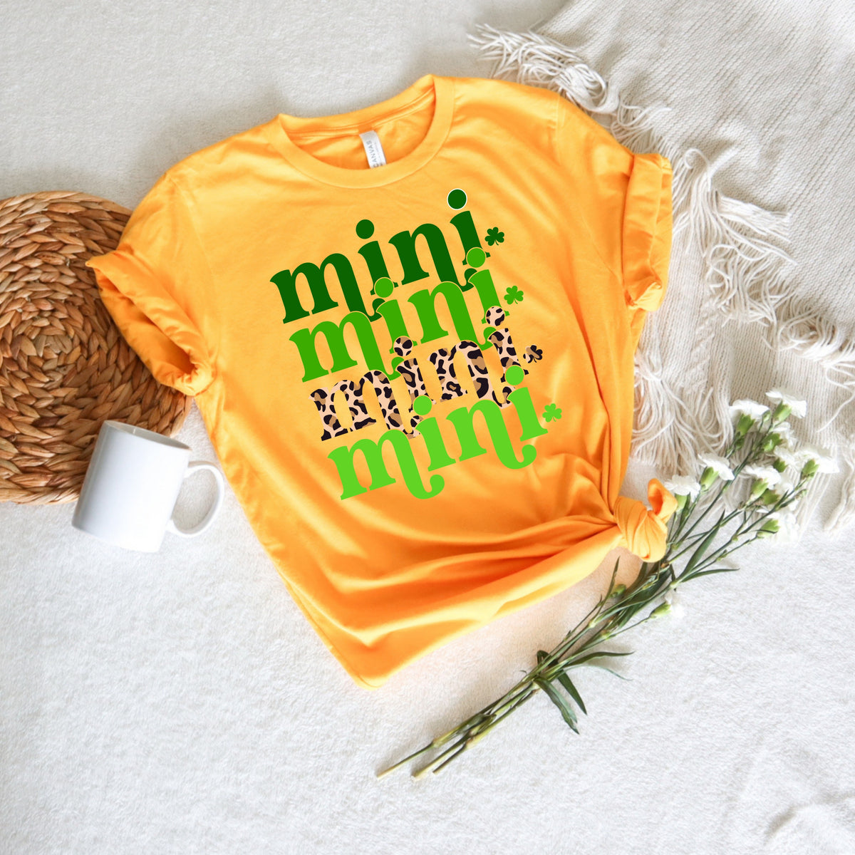 YOUTH ST. Patrick's Day stacked mini HIGH HEAT screen print transfer