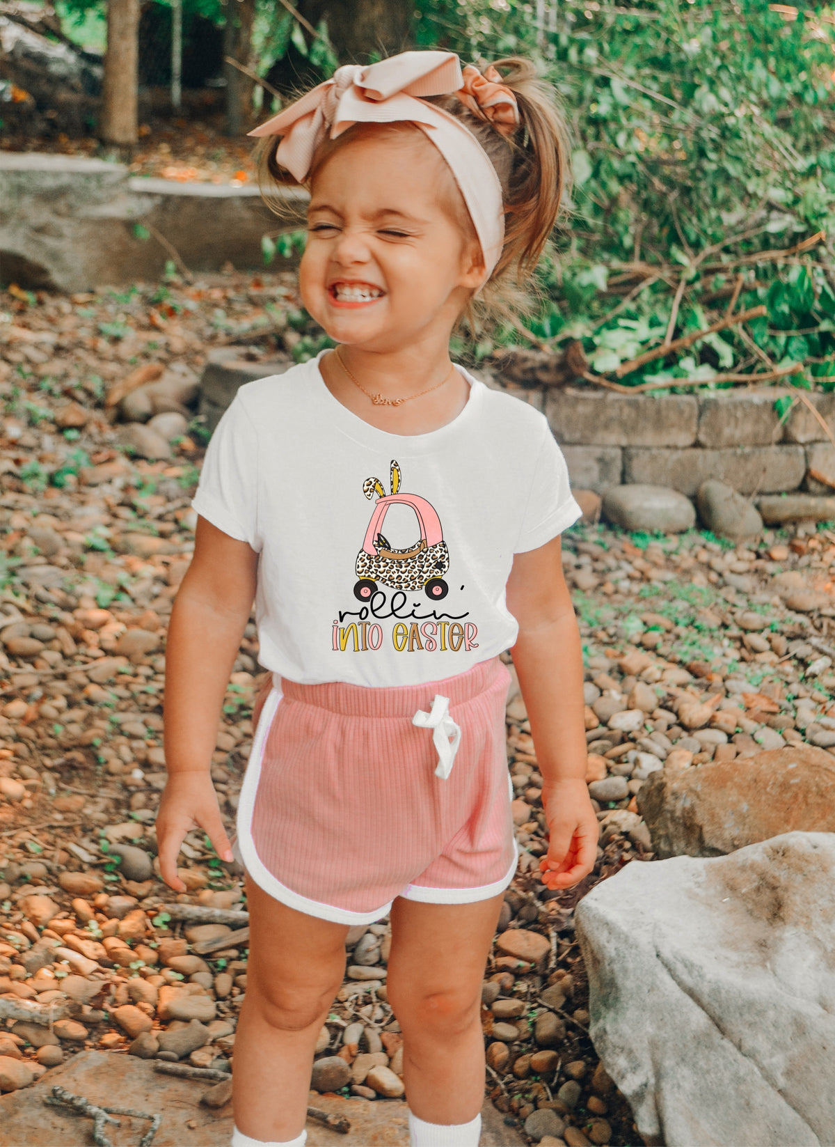 YOUTH GIRLS Rollin' into Easter coupe car HIGH HEAT