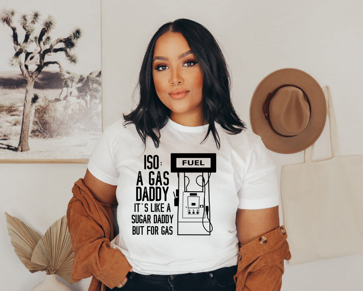 BLACK Fuel pump (gas daddy) screen print transfer