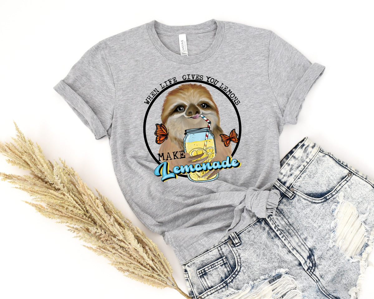 When life gives you lemons make lemonade HIGH HEAT screen print transfer