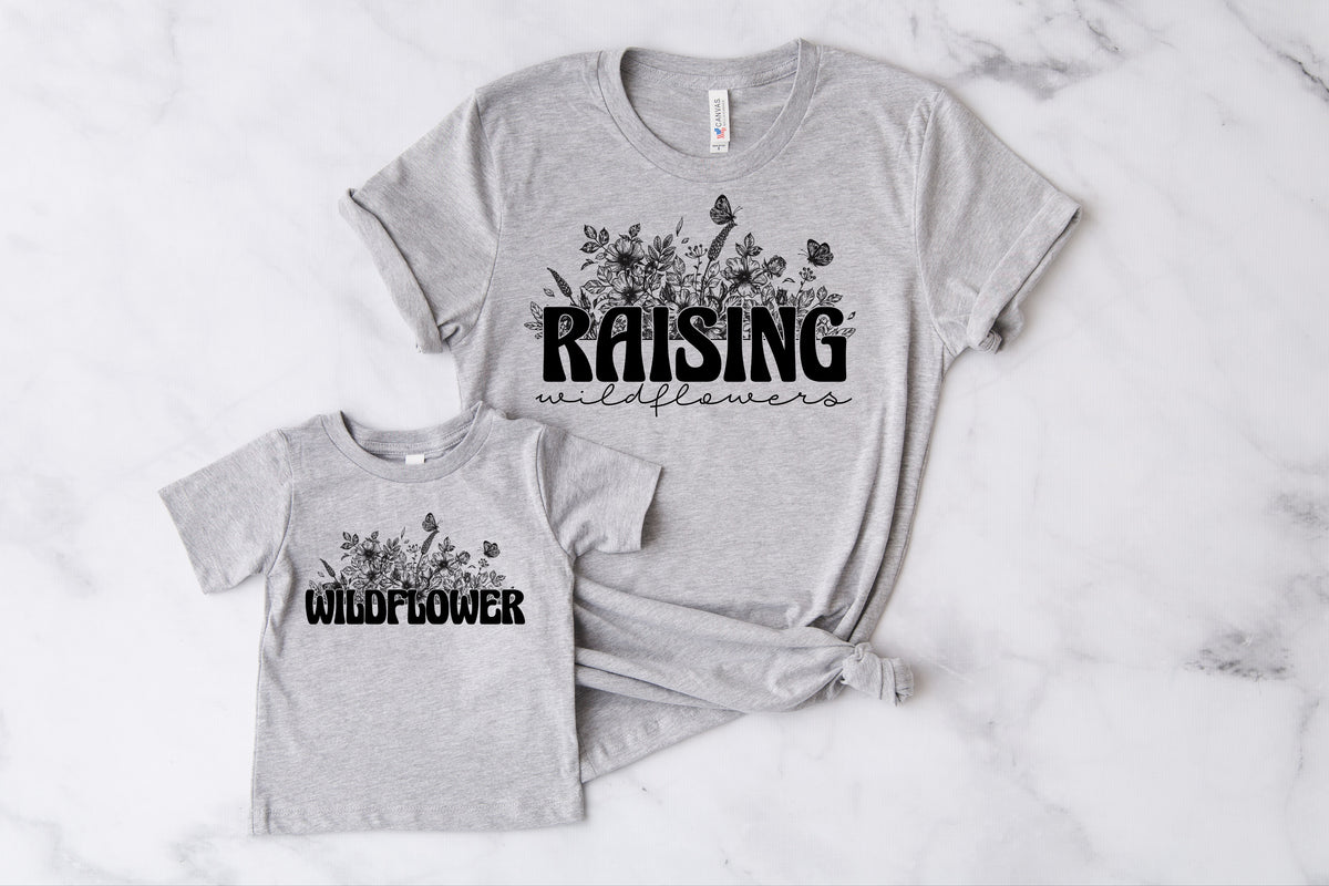 Raising wildflowers (adult only) screen print transfer