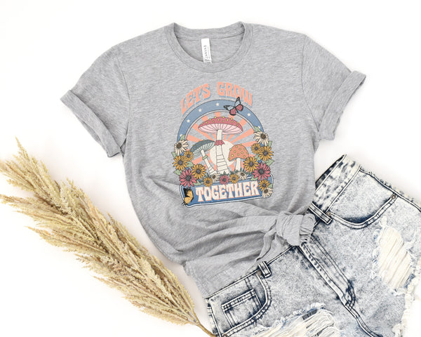 Let's grow together HIGH HEAT screen print transfer