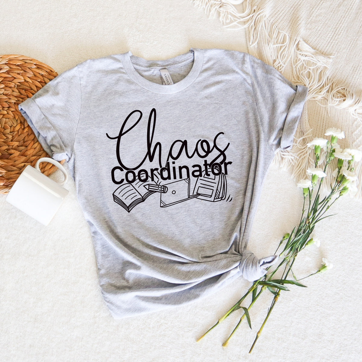 Chaos coordinator BLACK screen print transfer