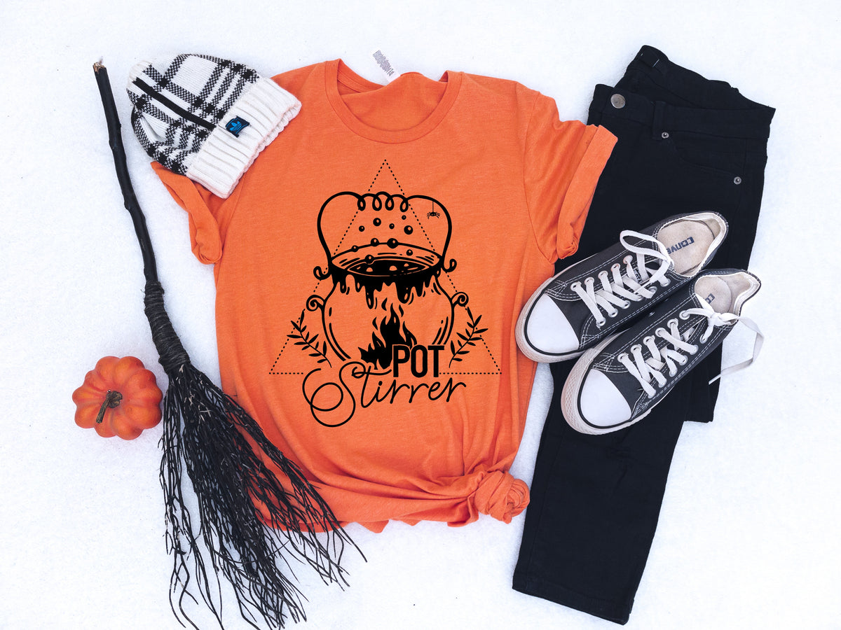 Pot stirrer BLACK screen print transfer