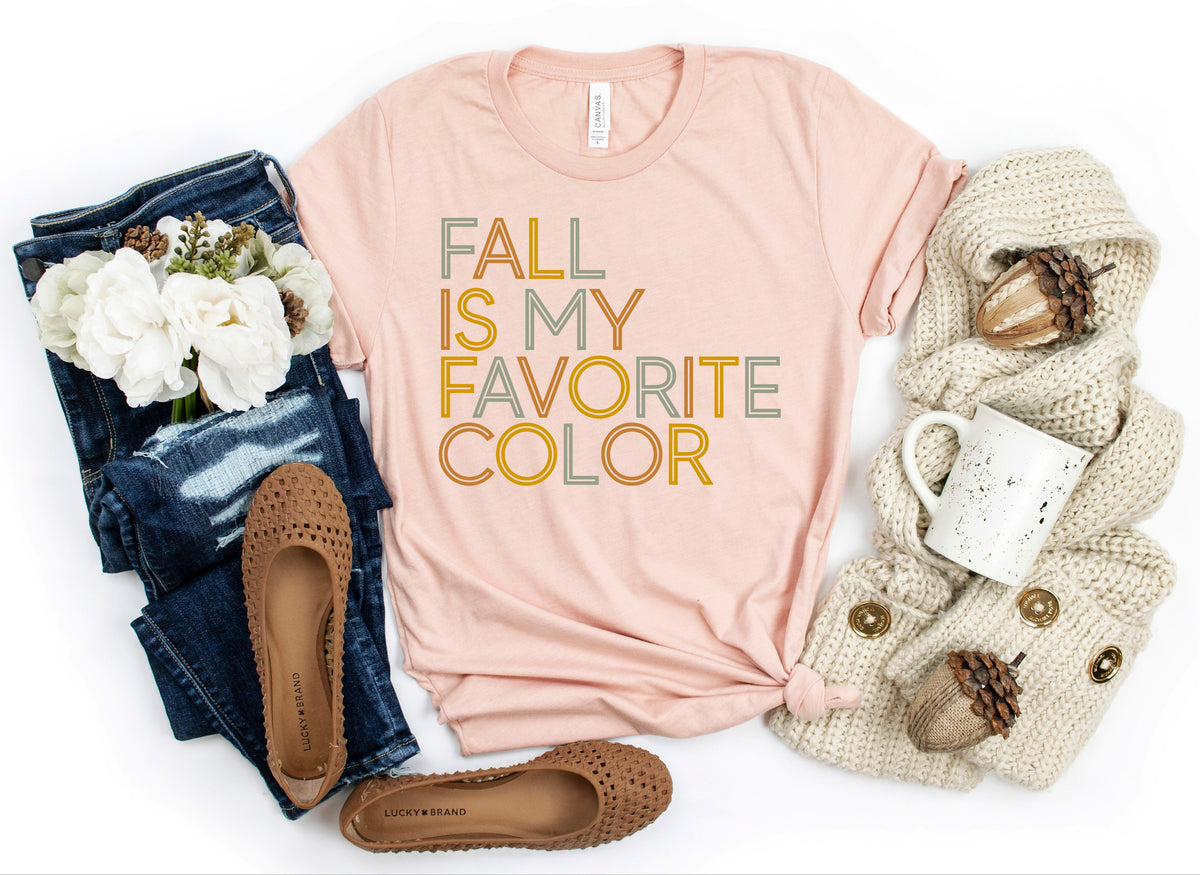 Fall is my favorite color HIGH HEAT screen print transfer