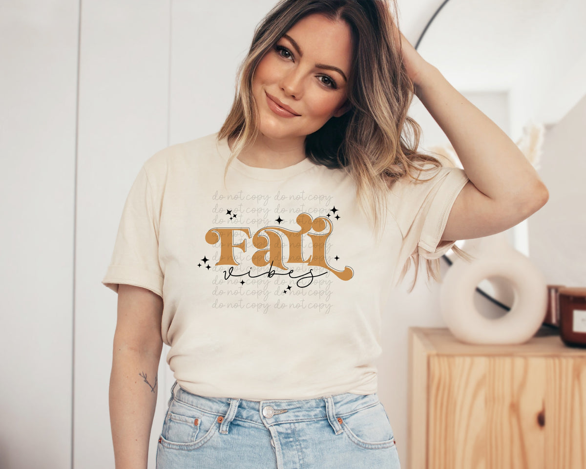 Fall vibes 112142 DTF transfer