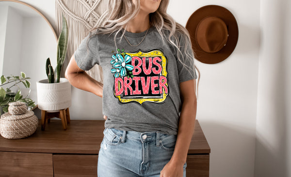 Bus driver DTF transfer