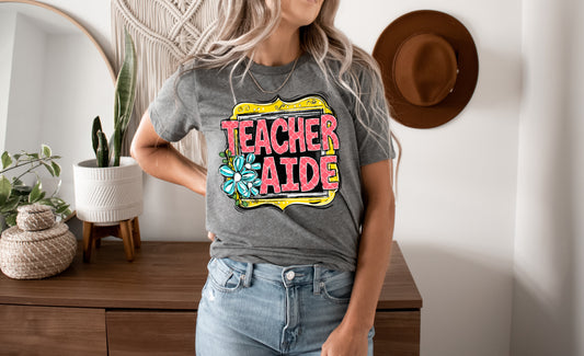 Teacher aide DTF transfer