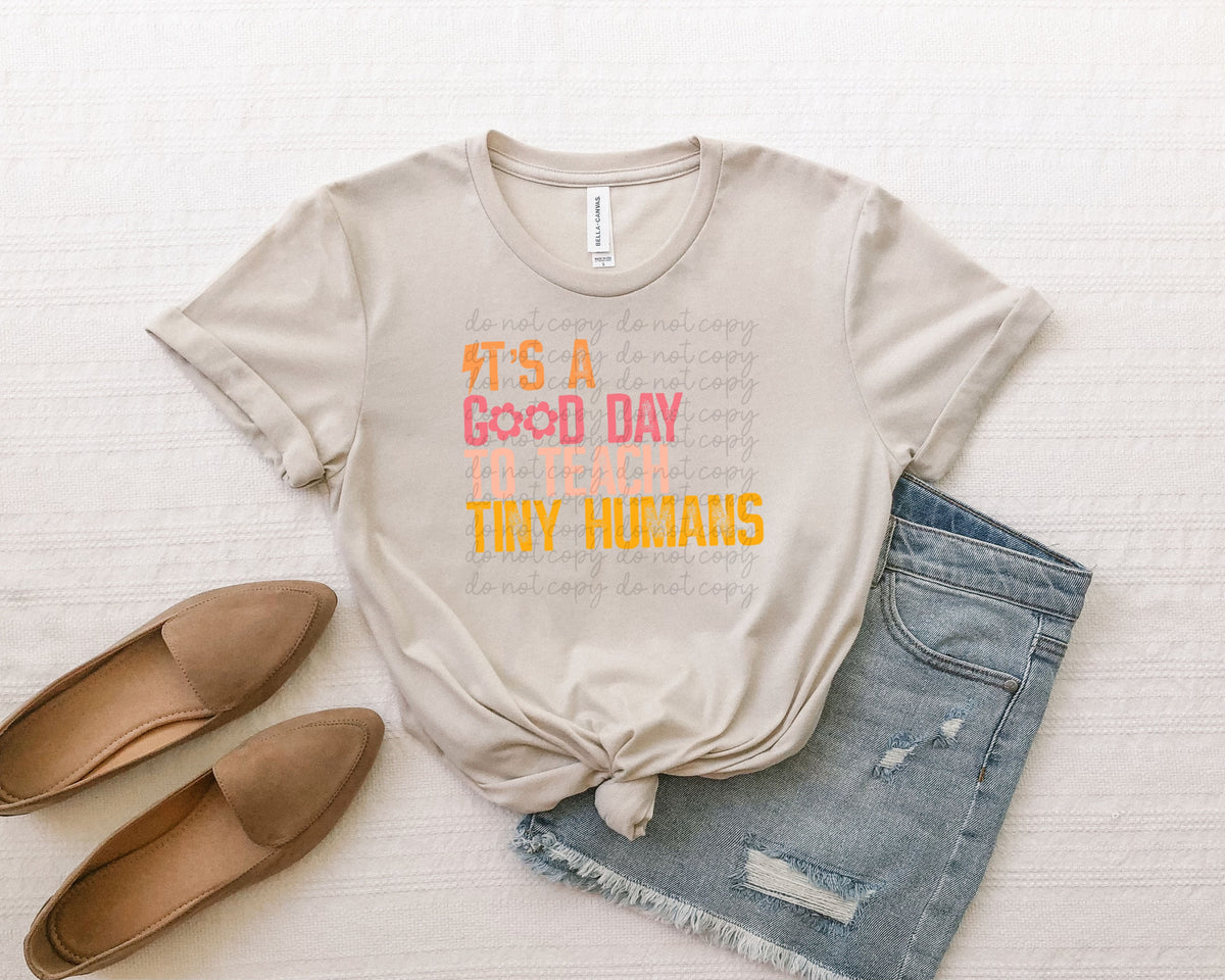 It's a good day to teach tiny humans 112067 DTF transfer
