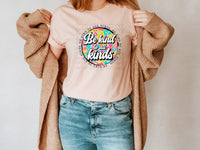 Be kind to all kinds colorful circle (sbb)DTF transfer