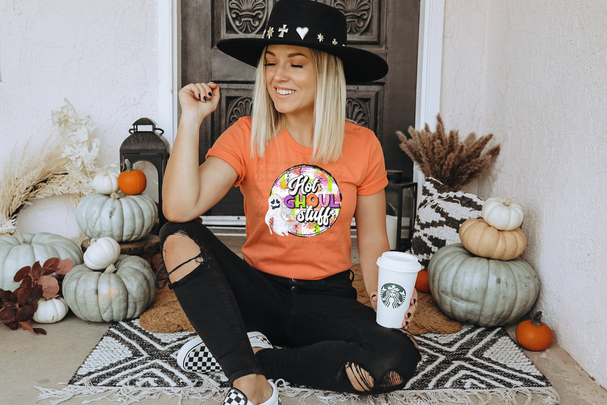 Hot ghoul stuff circle (SBB) 112768 DTF TRANSFER