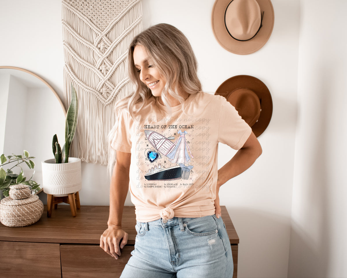 Heart of the Ocean 112029 DTF transfer