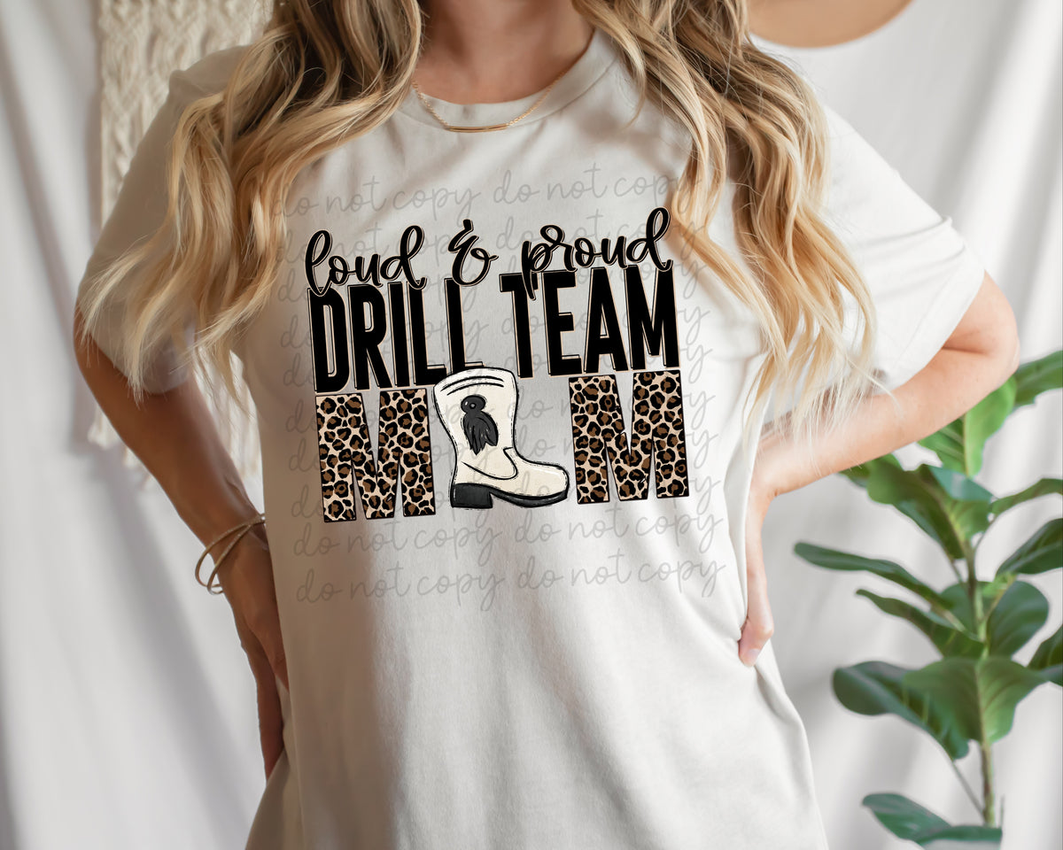 Loud and proud drill team 111990 DTF transfer