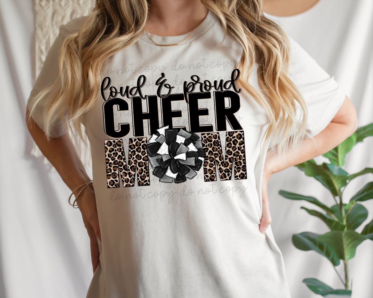 Loud and proud cheer mom 112015 DTF transfer